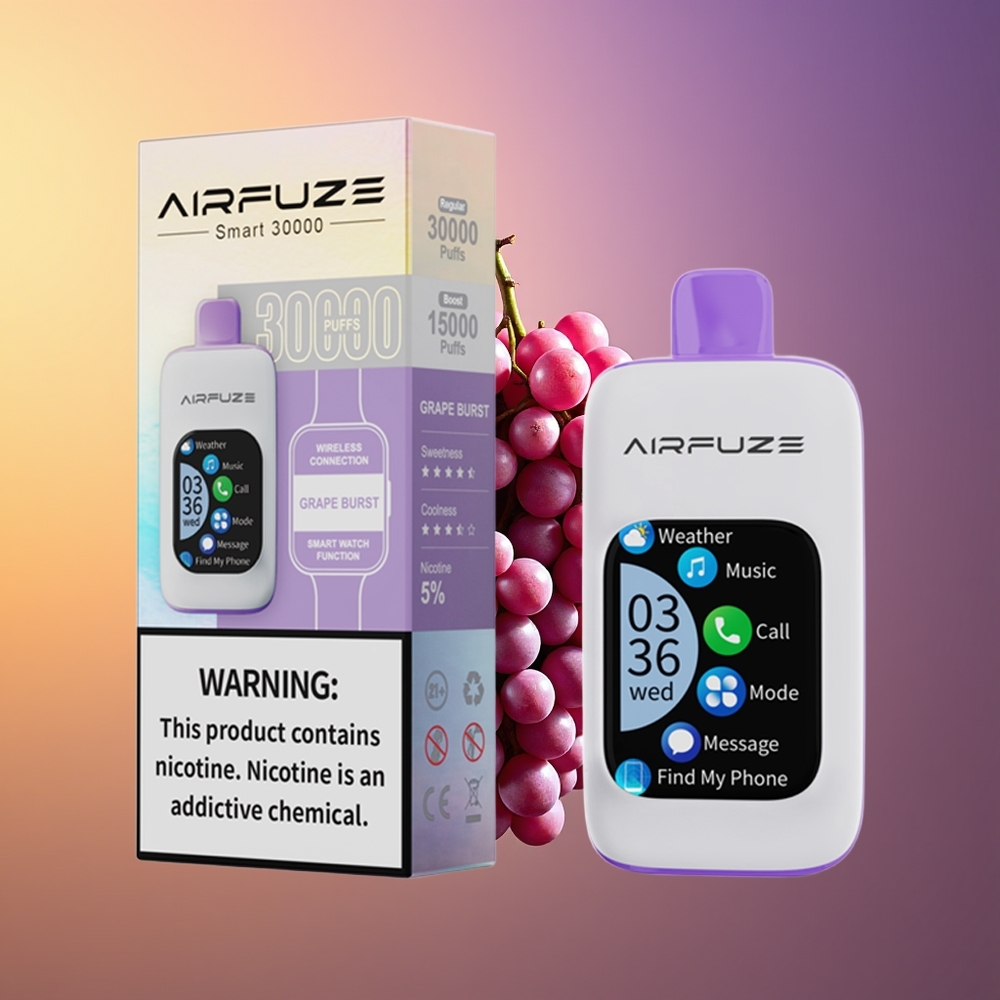 AirFuze Smart 30000 Puff Birdəfəlik Vape Üzüm Partlayışı
