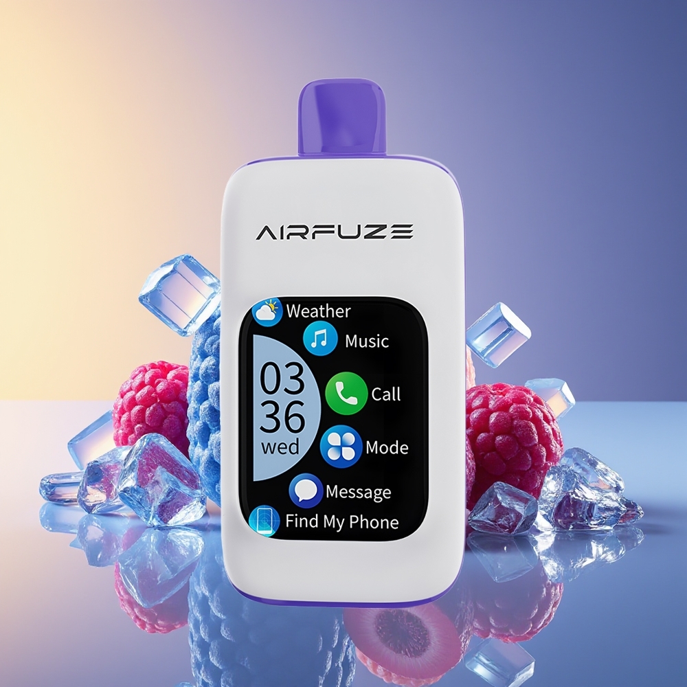AirFuze Smart 30000 Pufflu Birdəfəlik Vape Göy Mor İce