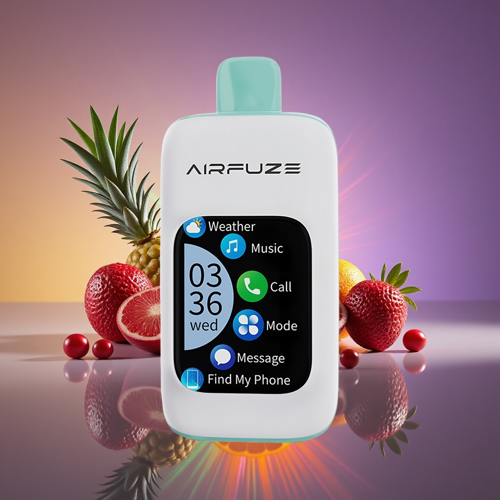 AirFuze Smart 30000 Puflar Birdəfəlik Vape Göy Qurşağı Meyvə Partlayışı