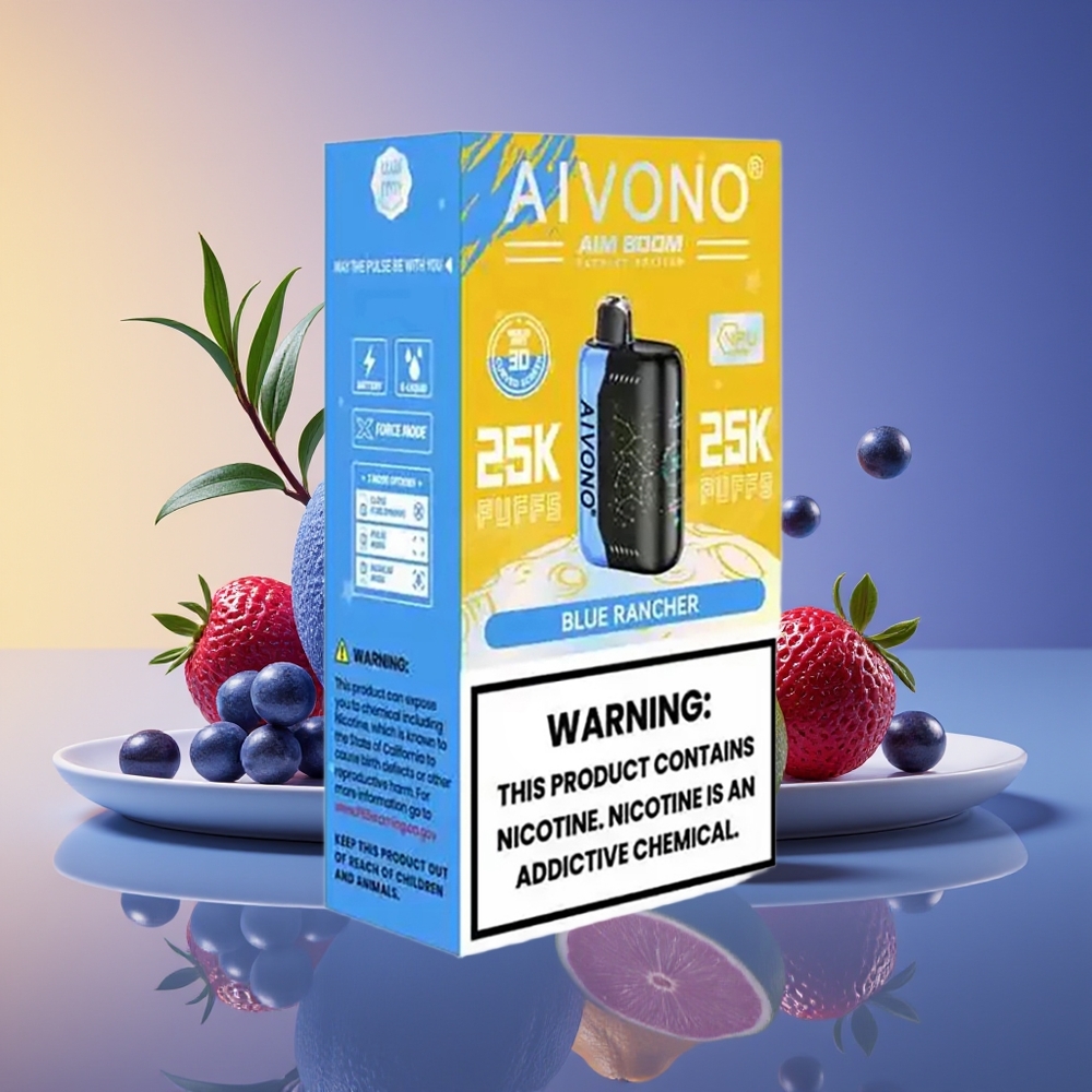 Aivono Aim Boom 25000 Nəfərlik Mavi Ranşer Birdəfəlik Vape