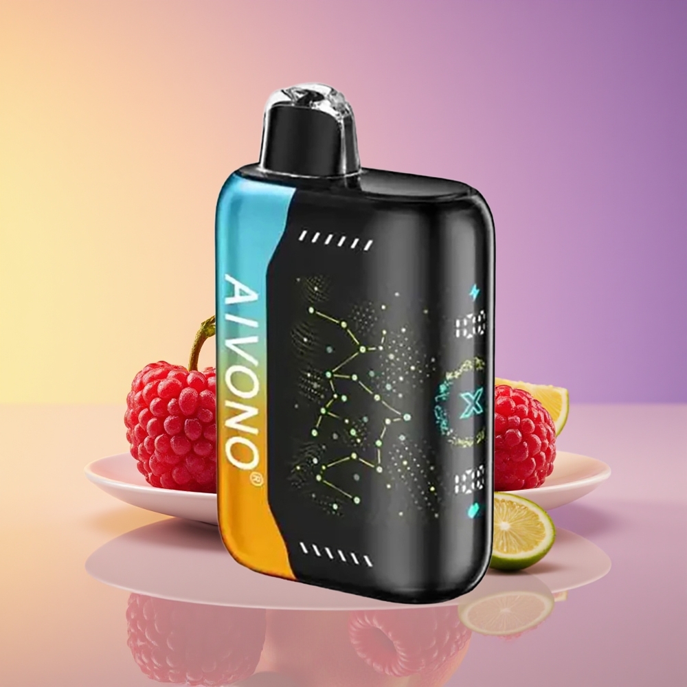 Aivono Aim Boom 25000 Puffs 650mAh Ahududu Şaftalı Limon