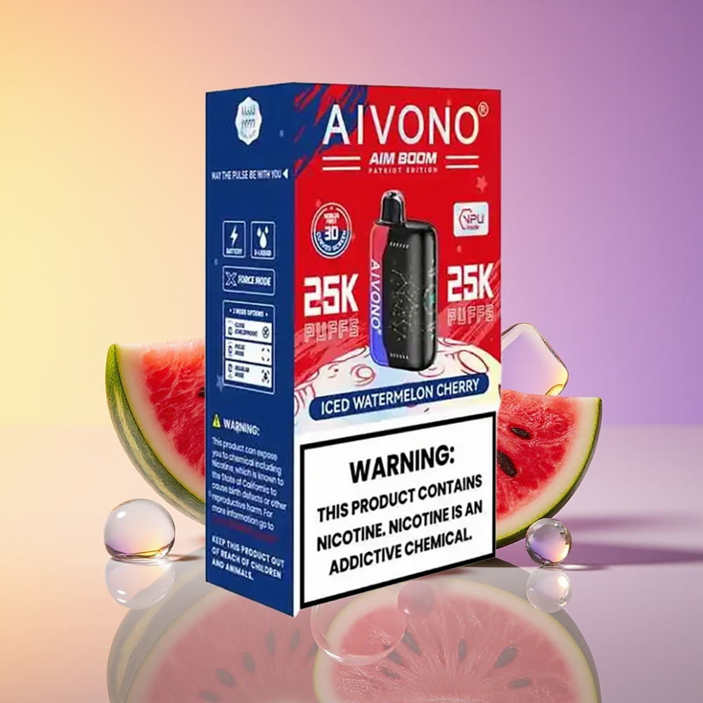Aivono Aim Boom 25000 Puffs 650mAh Buzlu Qarpız Albalı