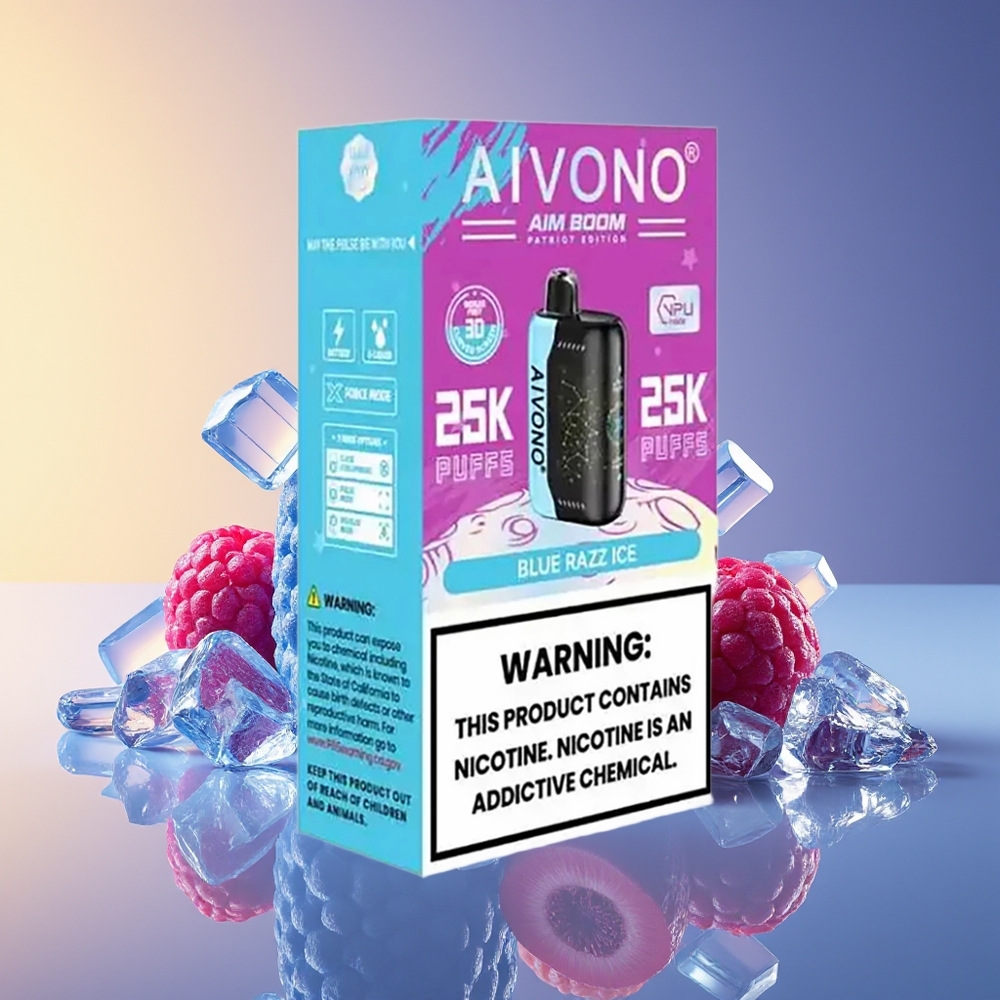 Aivono Aim Boom 25000 Puffs Göy Rezin Buz
