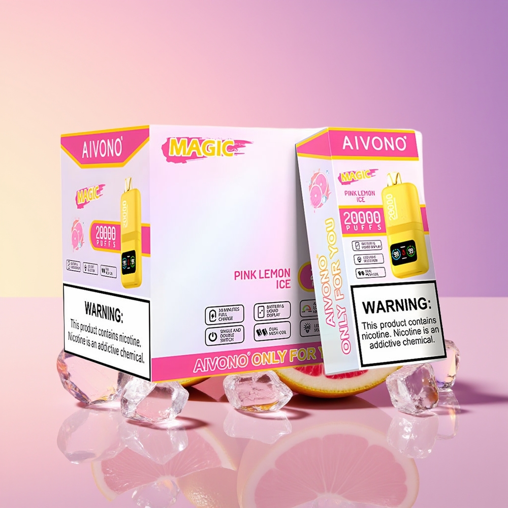 Aivono Aim Magic 20000 Puff Dual Mesh Çəhrayı Limon Buz