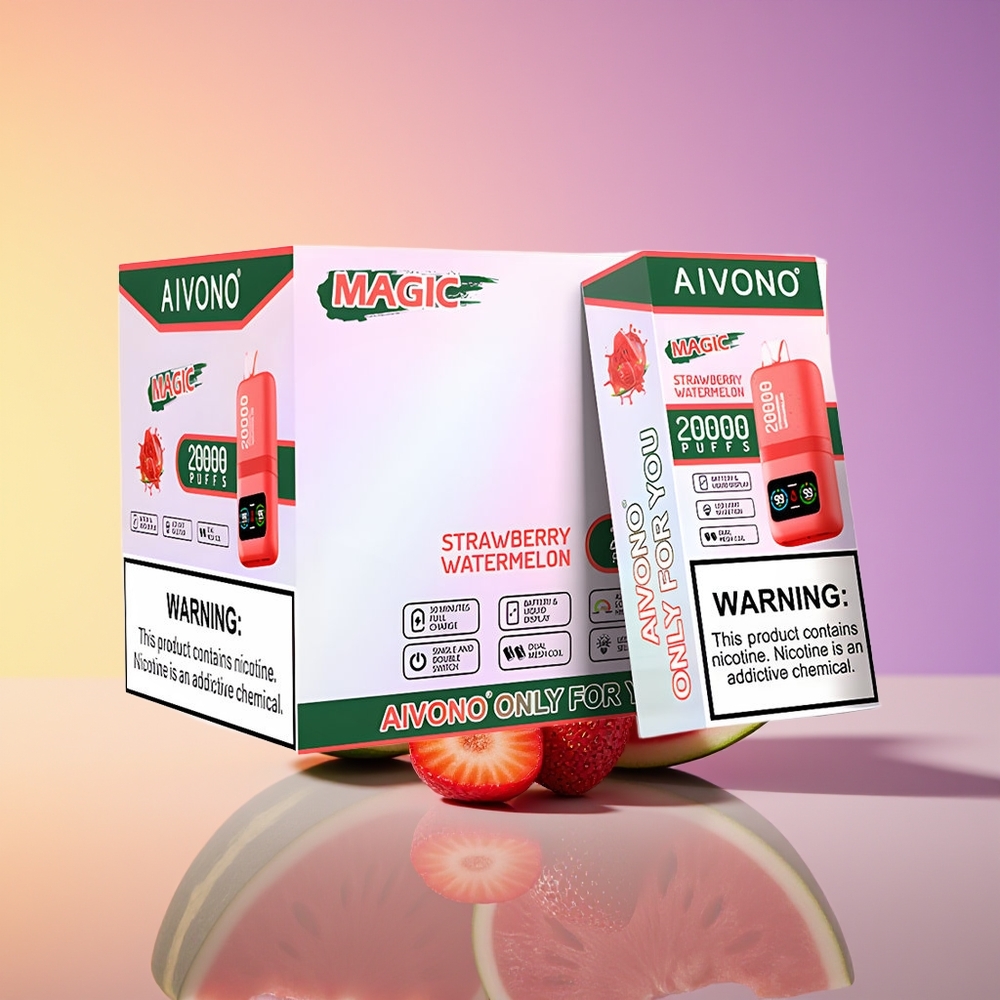 Aivono Aim Magic 20000 Puflar Dual Mesh Çiyələk-Qarpız