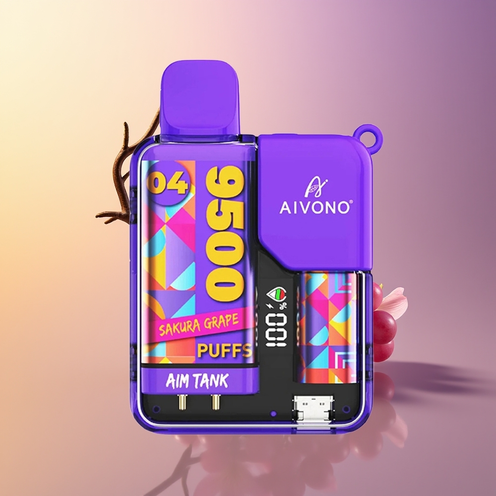 Aivono Aim Tank 9500 Nəfər Sakura Üzüm Birdəfəlik Vape