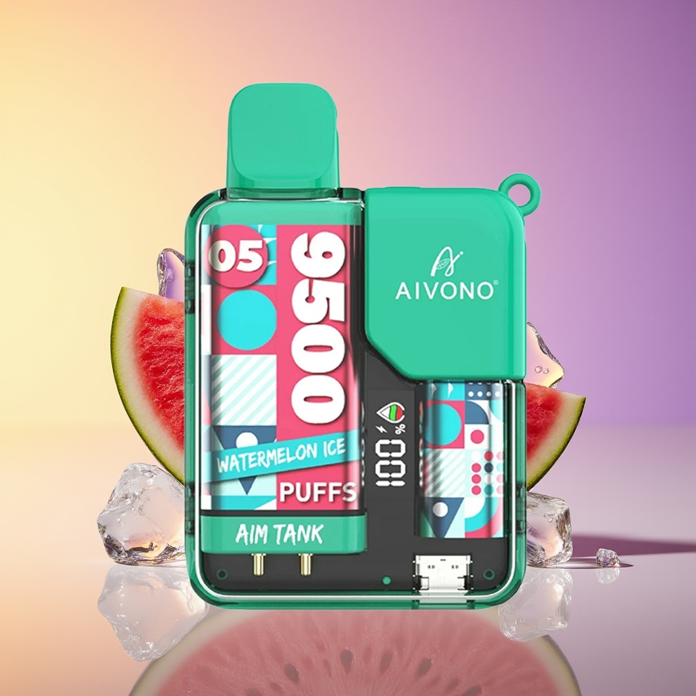 Aivono Aim Tank 9500 Püflər Qarpız Buz Birdəfəlik Vape