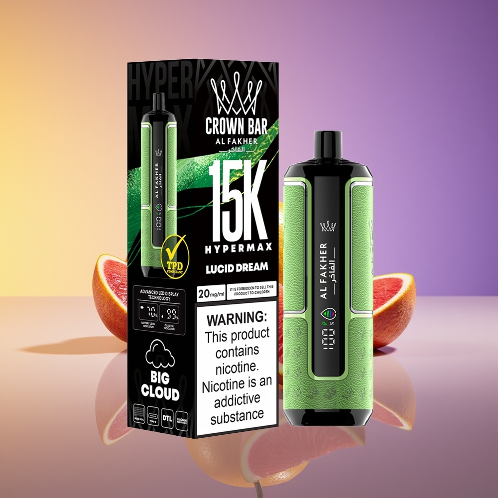 Al Fakher Crown Bar 15K Hypermax 22ml Lucid Yuxu