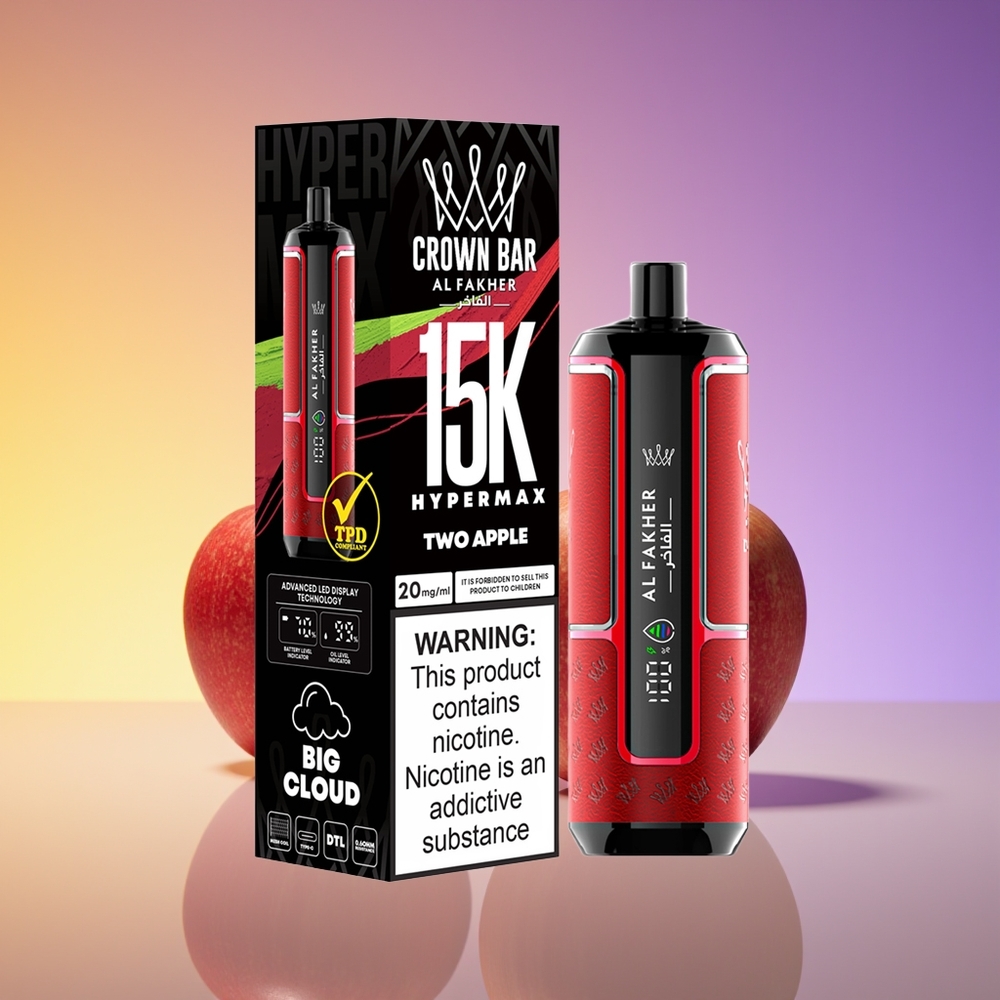 Al Fakher Crown Bar 15K Hypermax 22ml İki Alma