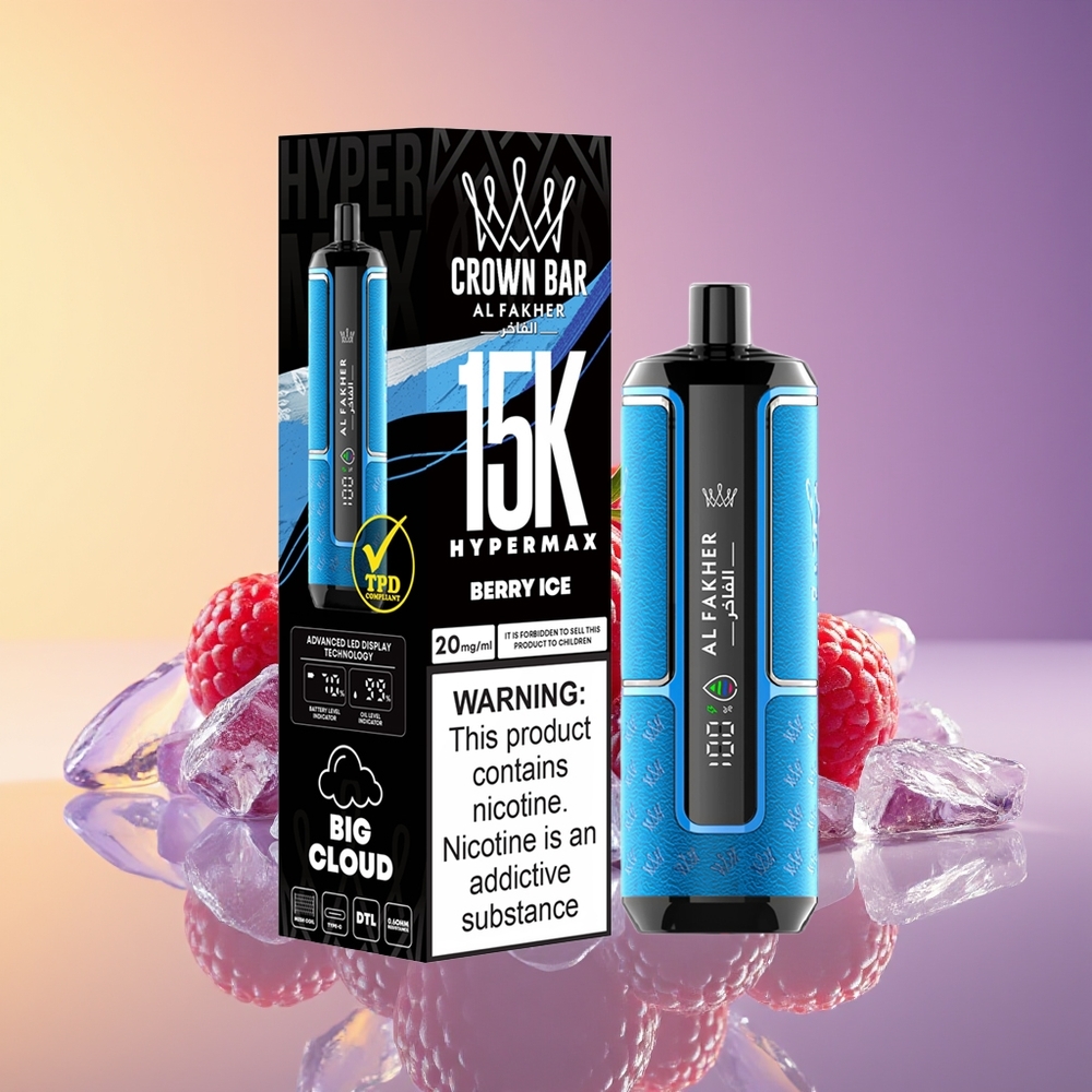 Al Fakher Crown Bar 15K Hypermax DTL Gilə Buz