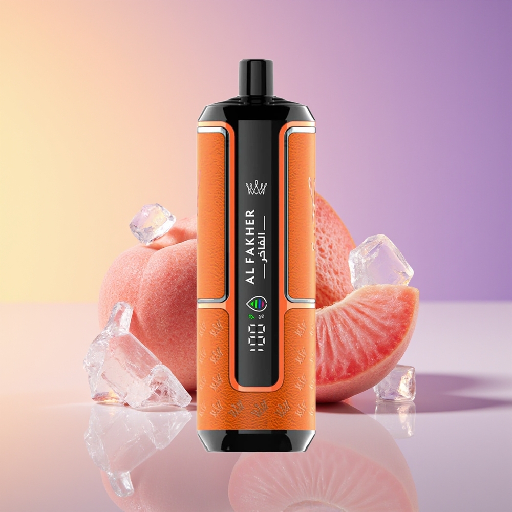 Al Fakher Crown Bar 15K Hypermax Şaftalı Buz