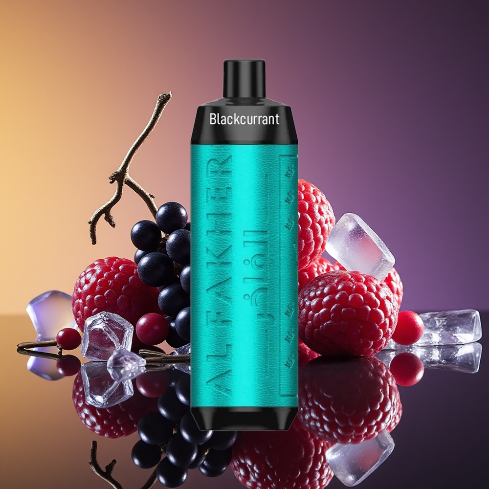 Al Fakher Crown Bar 8000 Crystal Çəkmə Aktivasiyalı Qara Fəsalı Buz