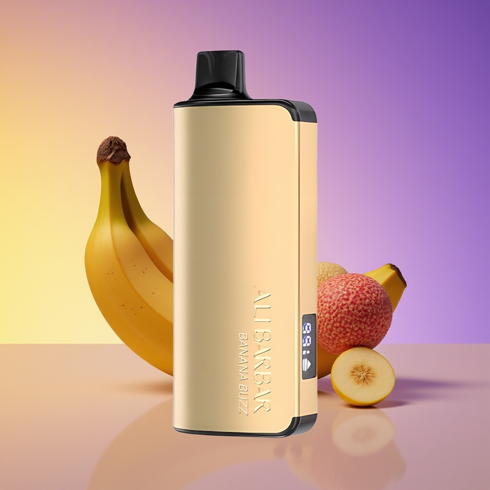 Alibarbar Ingot 9000 Puff LED Ekran Banan Vəzz