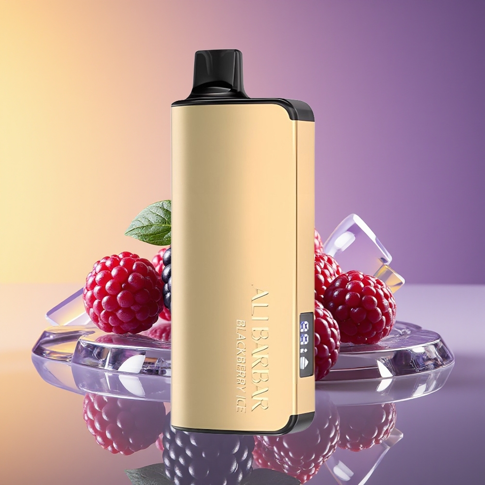 Alibarbar Ingot 9000 Puff LED Ekran Qarağat Buzu