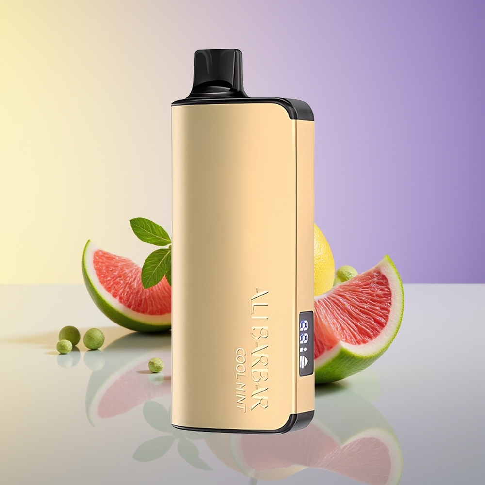 Alibarbar Ingot 9000 Puff LED Ekran Soyuq Nanə