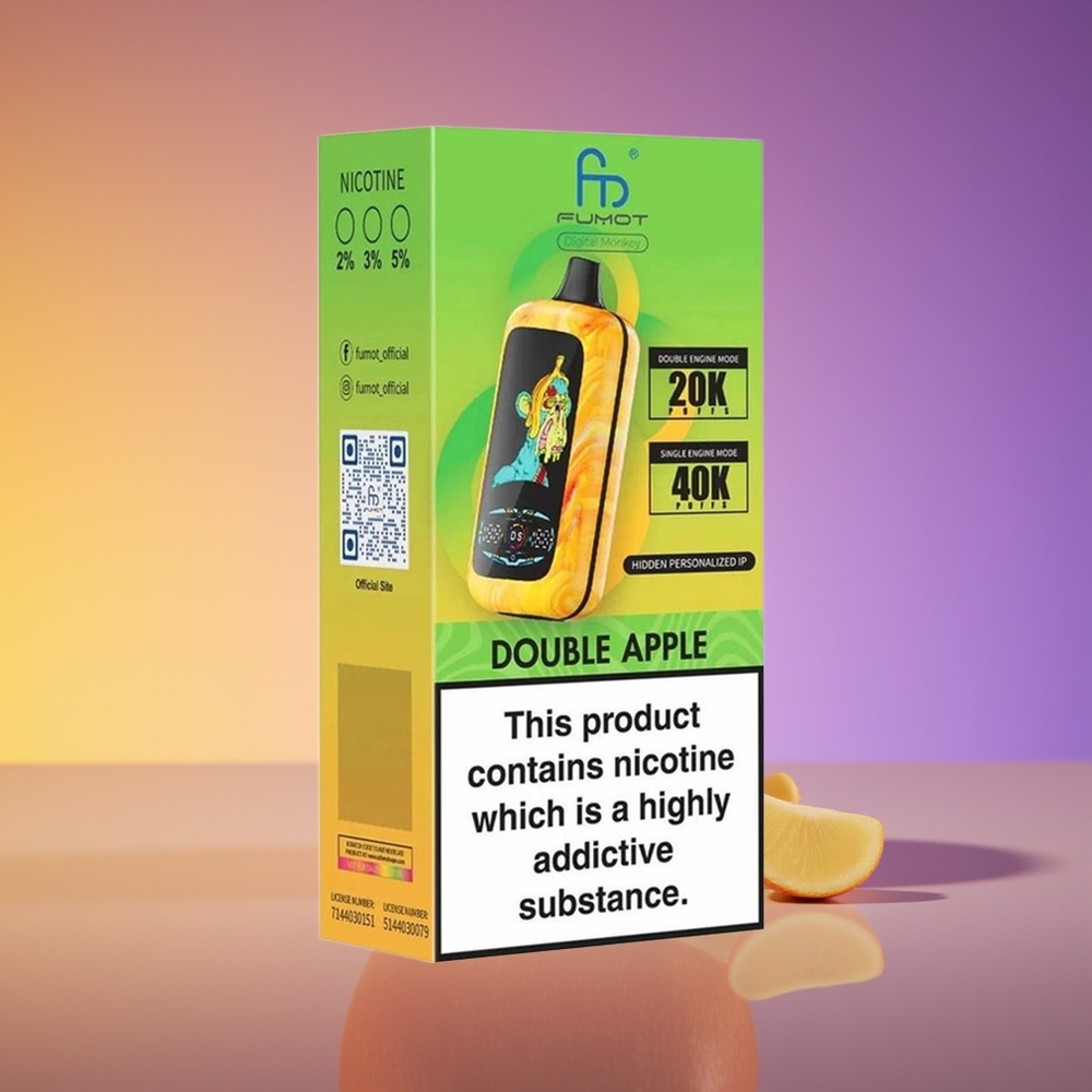 Fumot Digital Monkey 20000/40000 Puff Dual Mesh Coil İki Alma