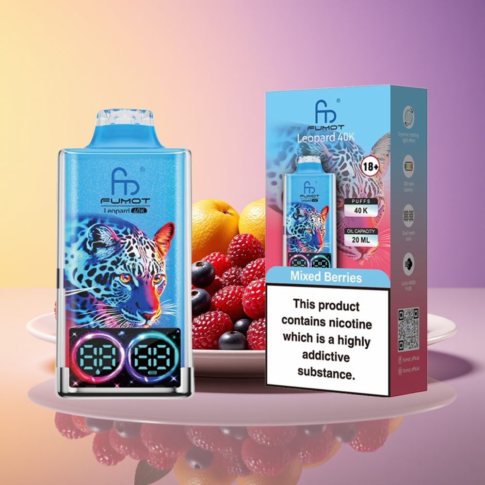 Fumot Leopard 40K Dual Mesh Qarışıq Giləmeyvələr