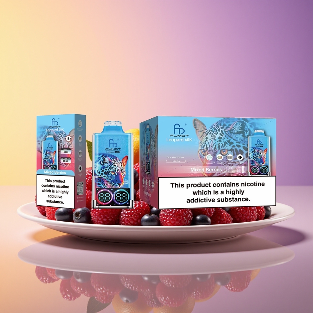 Fumot Leopard 40K Dual Mesh Qarışıq Giləmeyvələr