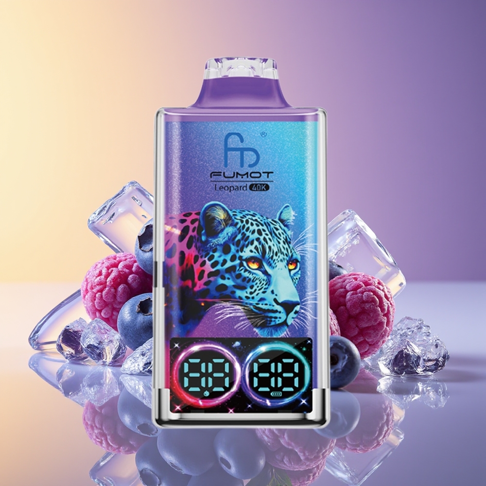 Fumot Leopard 40K Puffs Dual Mesh Göyərti İlə Şaftalı