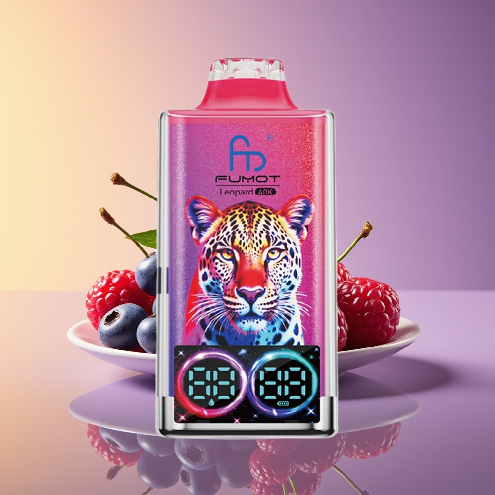 Fumot Leopard 40K Çeşni Digital Tube Göyərçin Gilas Qızılgül