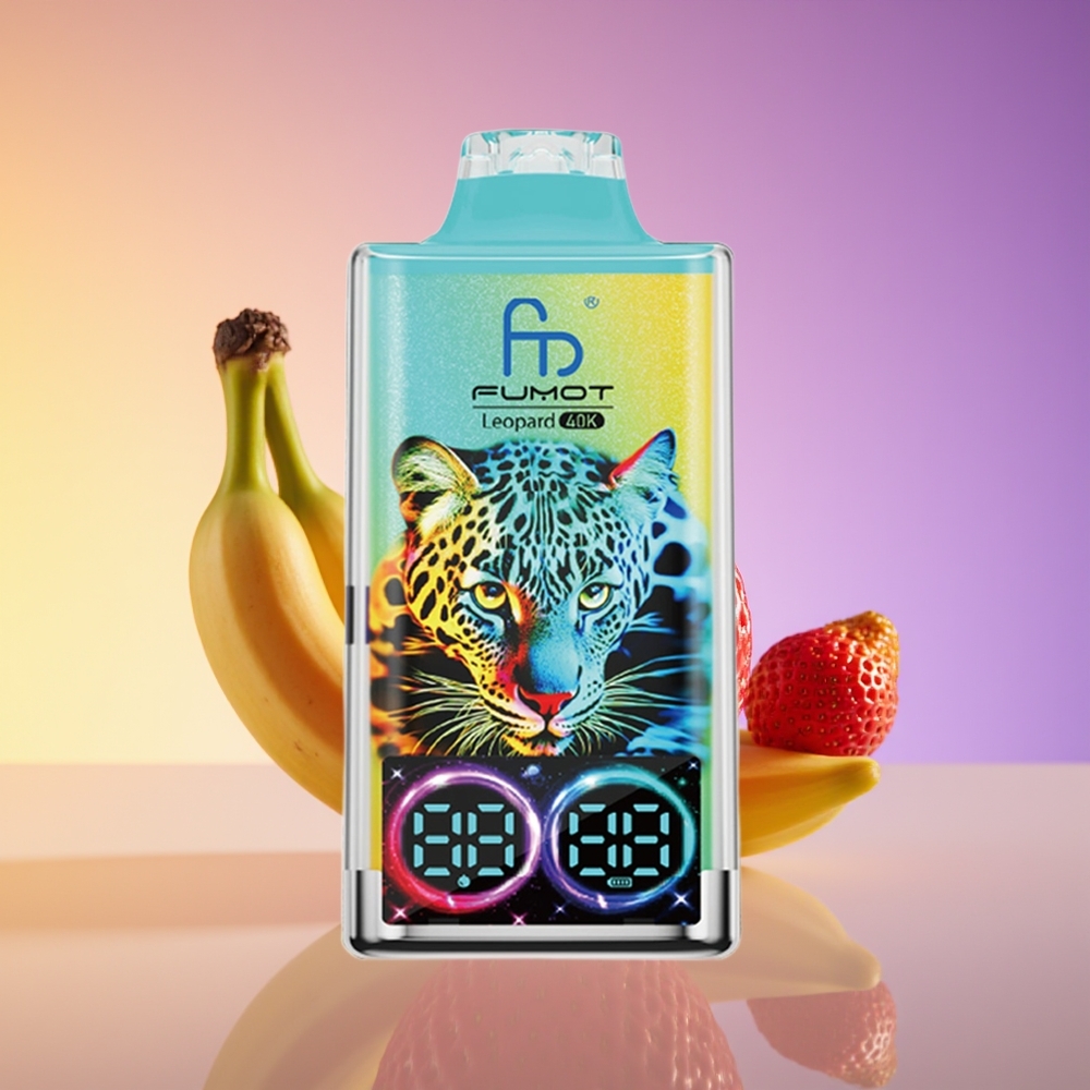 Fumot Leopard 40K Çiyələk Banan Dual Mesh