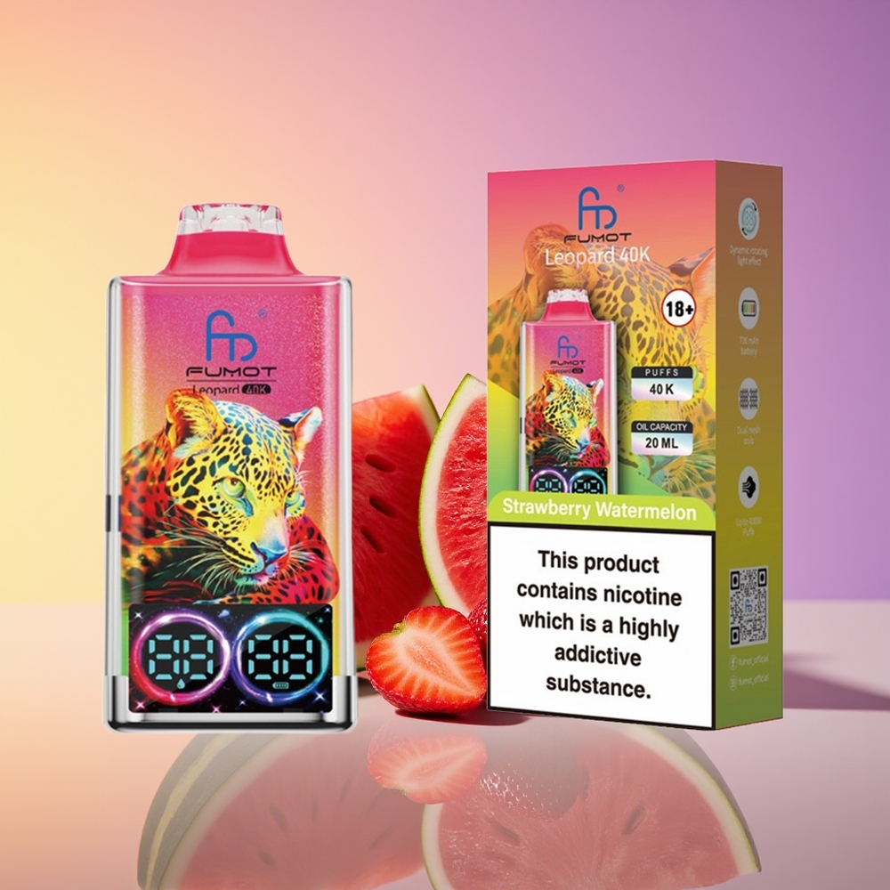 Fumot Leopard 40K Çiyələk-Qarpız 5% Nikotin