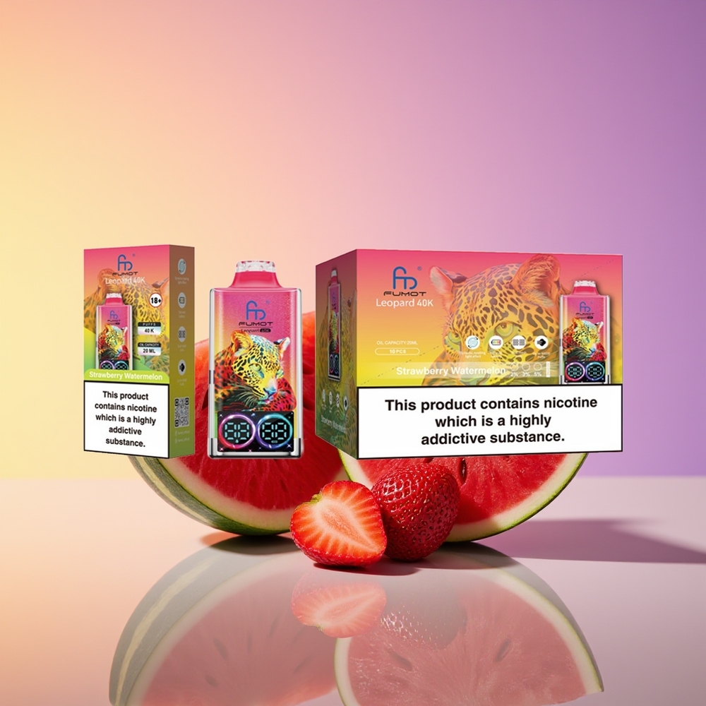 Fumot Leopard 40K Çiyələk-Qarpız 5% Nikotin