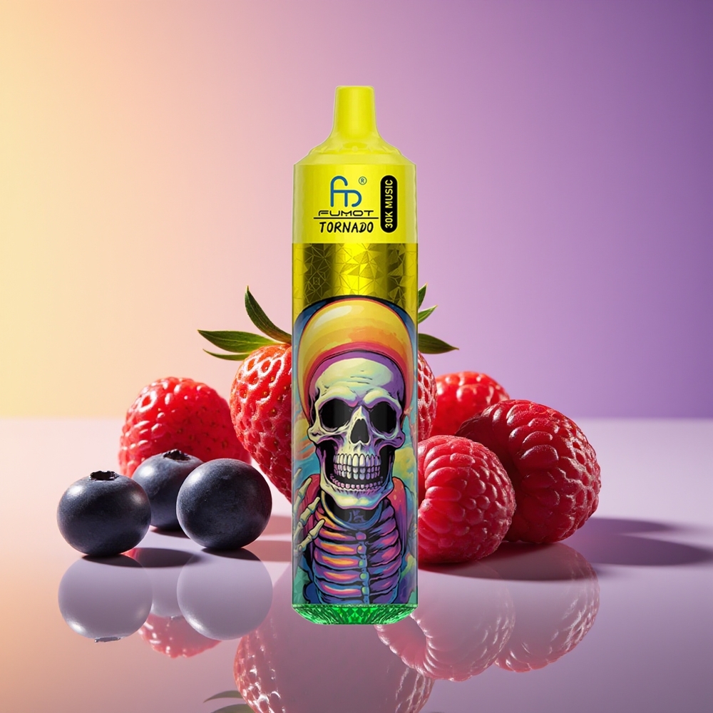 Fumot Randm Tornado 30000 Nəfər LED Göstərici Çiyələk Böyürtkən Gilas