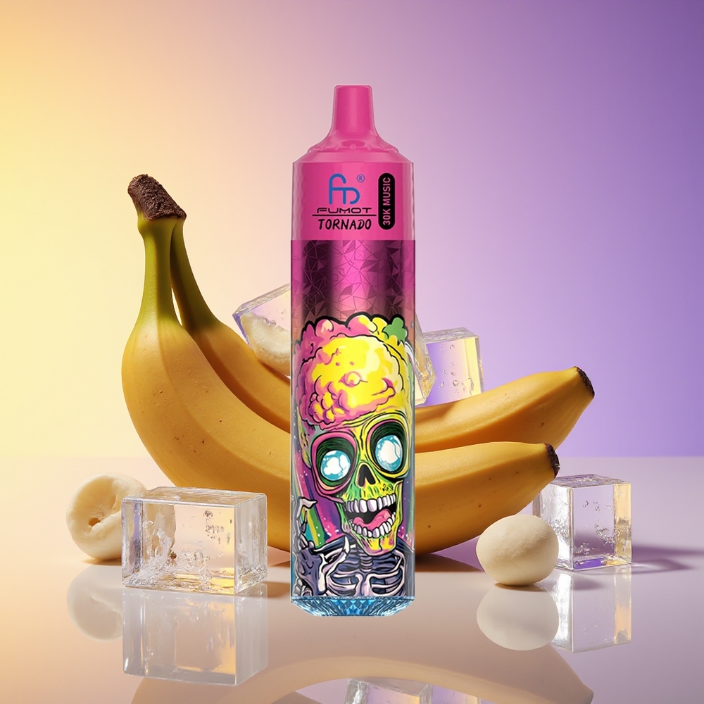 Fumot Randm Tornado 30000 Puff LED Banan Buz