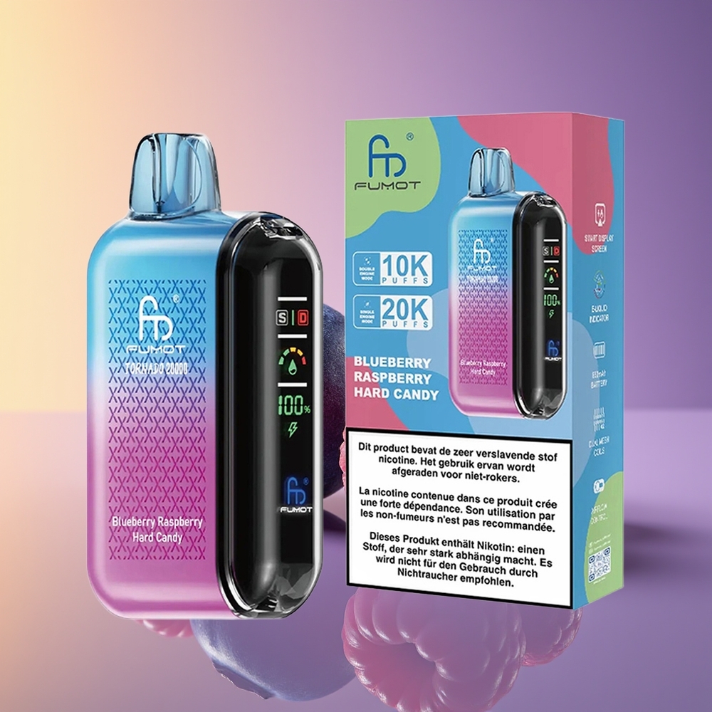 Fumot Tornado 20000 Nəfərlik Dual Mesh Coil Göyəmeyvə Tağlı Şəkər