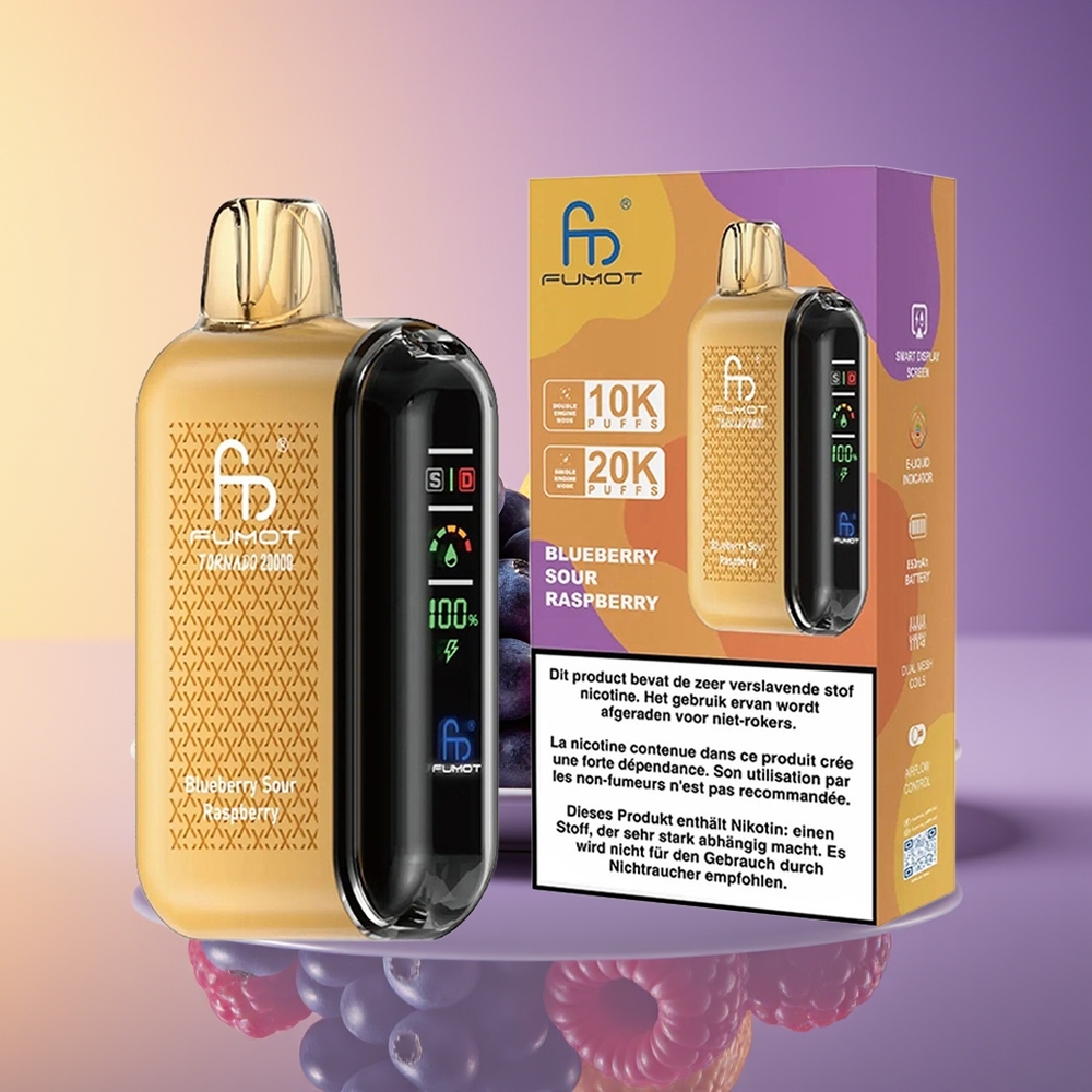 Fumot Tornado 20000 Püf Dual Mesh Coil Göyəmeyvəşirin Moruq