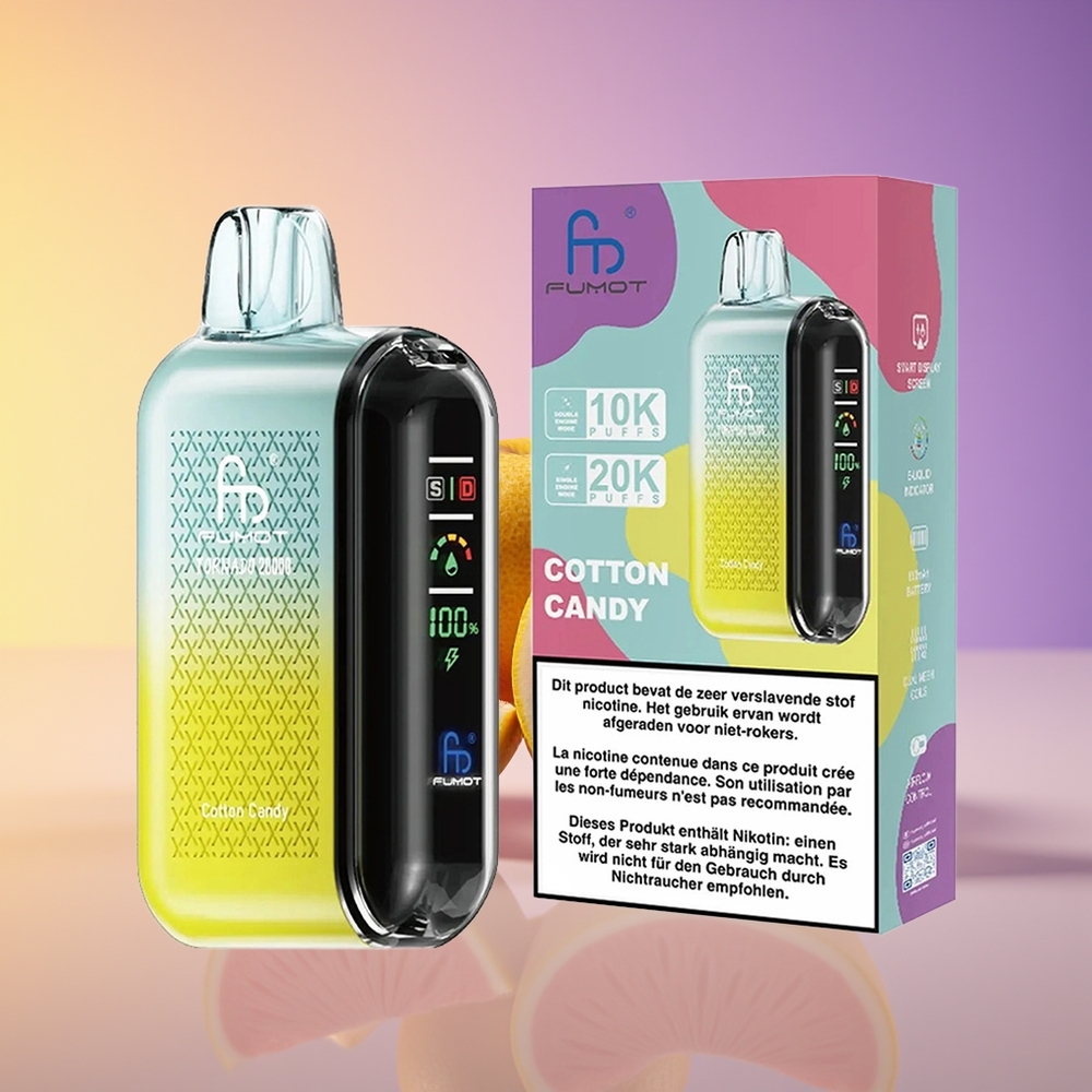 Fumot Tornado 20000 Püf Dual Mesh Coil Pambıq Şəkər