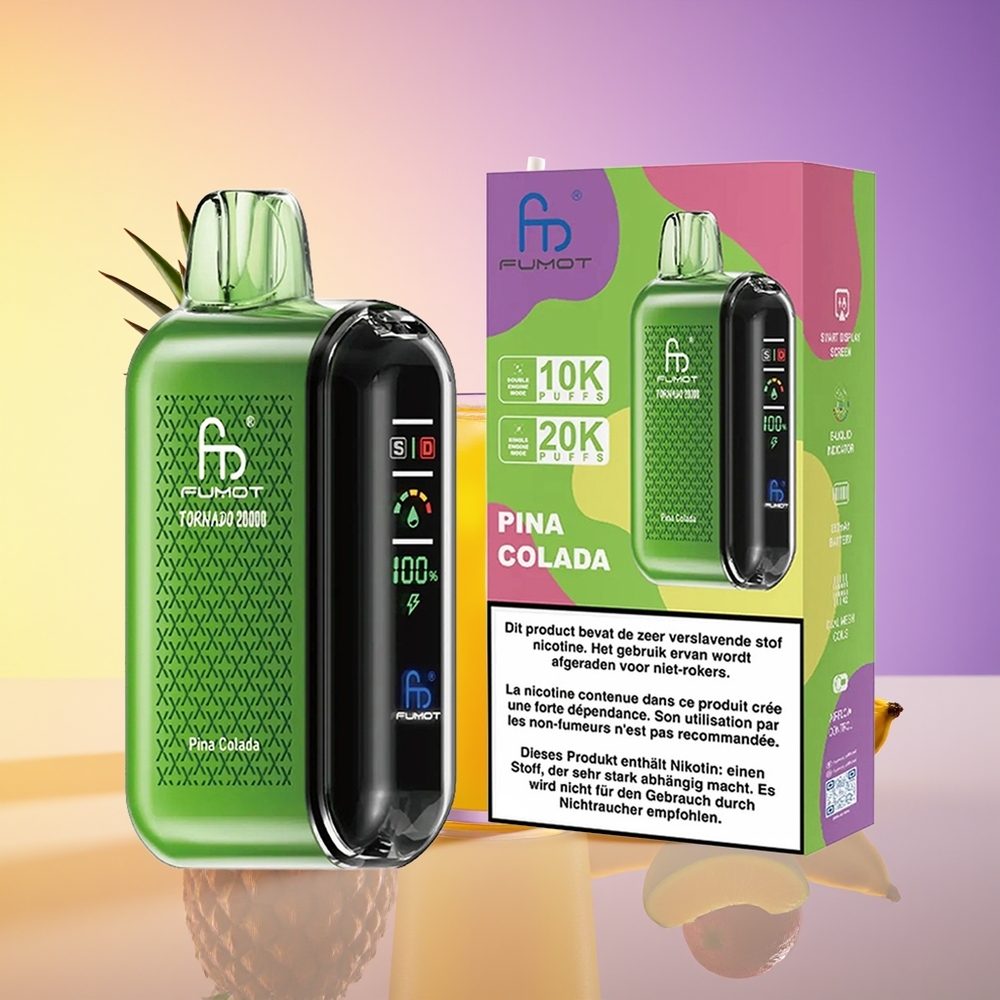 Fumot Tornado 20000 Püf Dual Mesh Pina Kolada