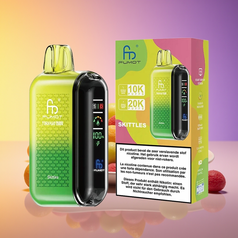 Fumot Tornado 20000 Püf Dual Mesh Skittles