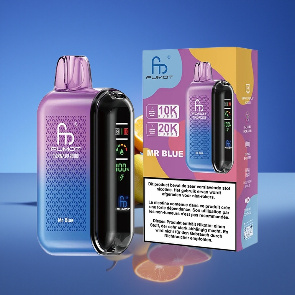 Fumot Tornado 20000 Pərdahlı Mr Mavi