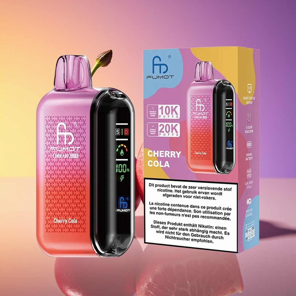 Fumot Tornado 20000 Puff Dual Mesh Albalı Kola