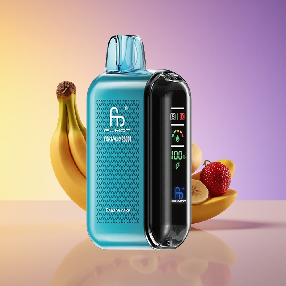 Fumot Tornado 20000 Puff Dual Mesh Banan Tort