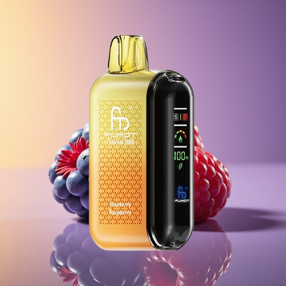 Fumot Tornado 20000 Puff Dual Mesh Göyəmçin Moruq