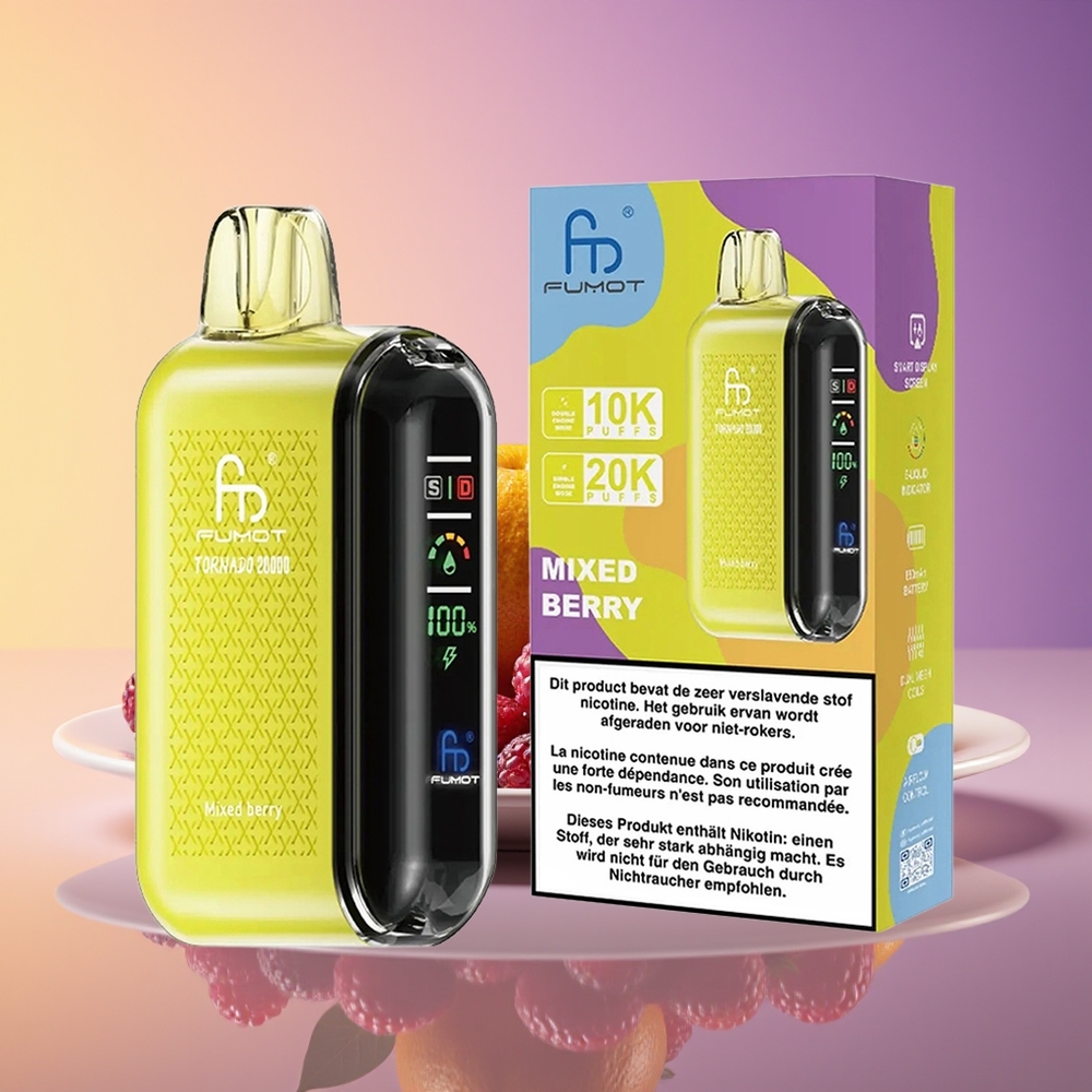 Fumot Tornado 20000 Puff Dual Mesh Qarışıq Giləmeyvə