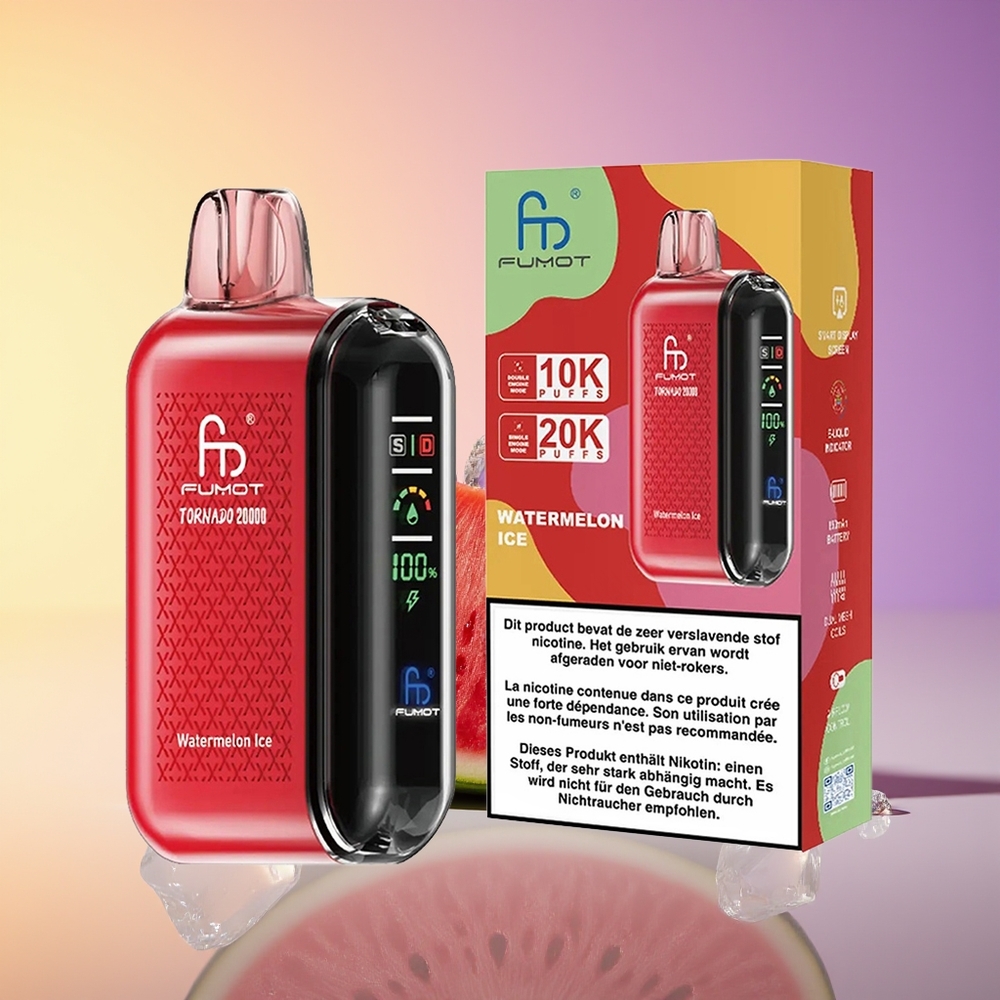 Fumot Tornado 20000 Puff Dual Mesh Qarpız Buzu