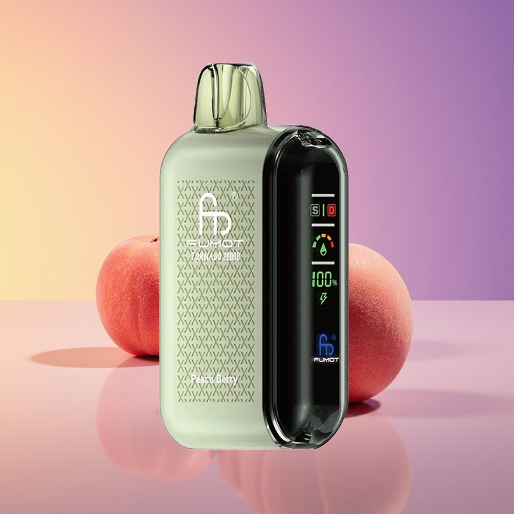 Fumot Tornado 20000 Puff Dual Mesh Şaftalı Giləmeyvə