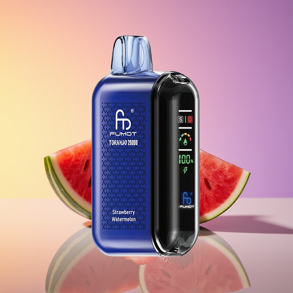 Fumot Tornado 20000 Puff Dual Mesh Çiyələk-Qarpız