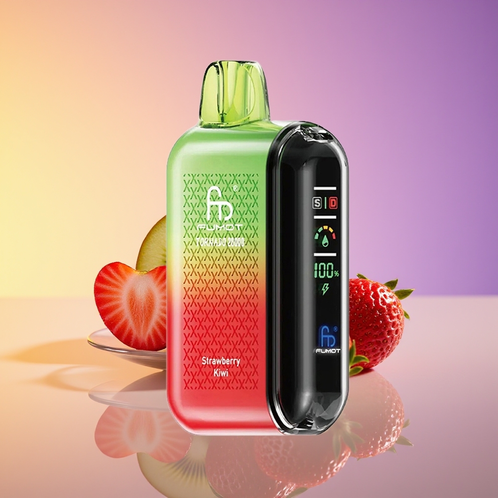 Fumot Tornado 20000 Puff Dual Mesh Çiyələki Kivi