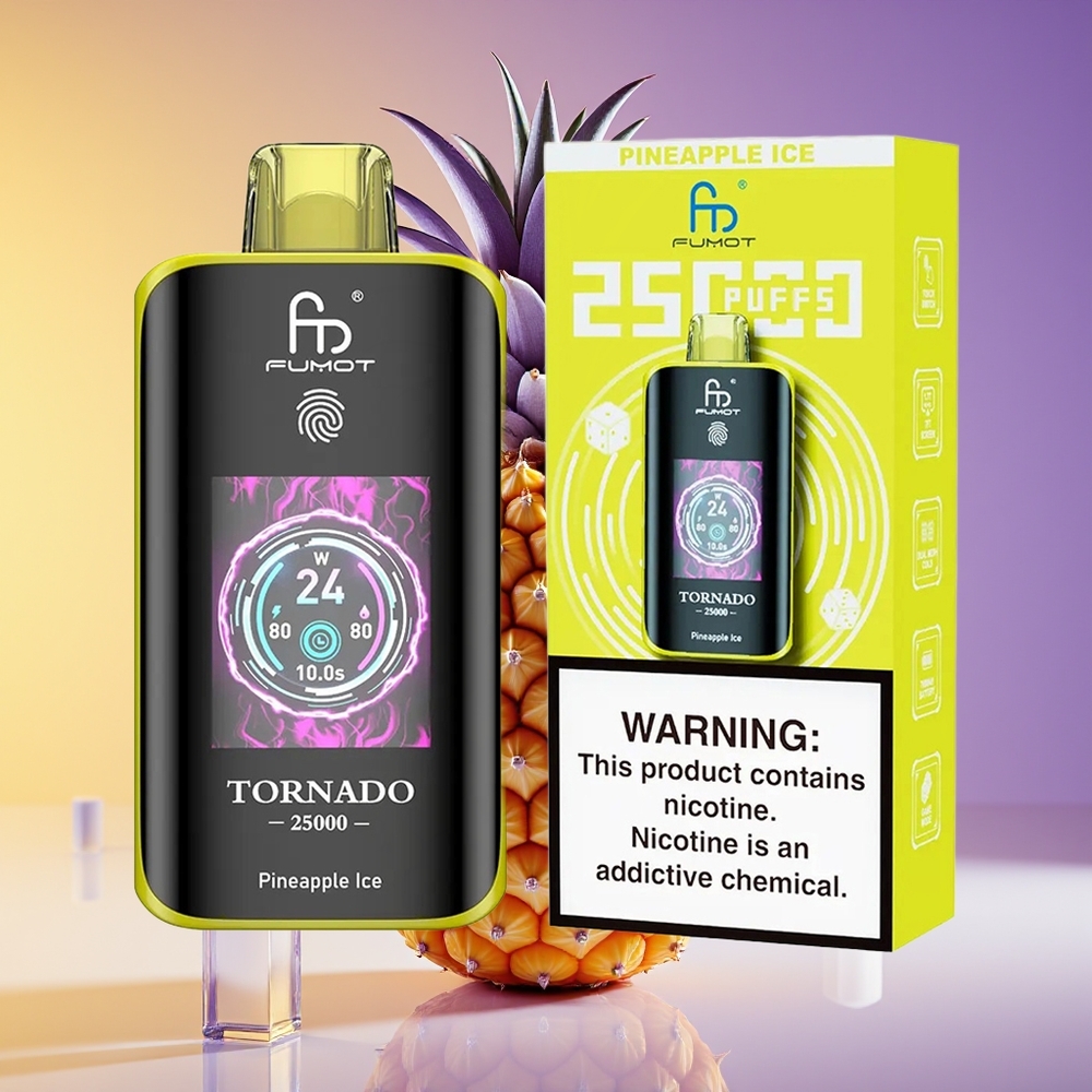Fumot Tornado 25000 Püf HD Ekran Ananas Buz
