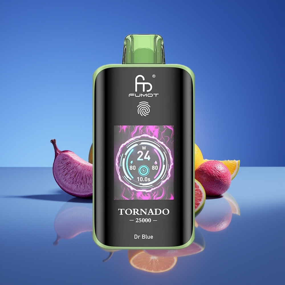 Fumot Tornado 25000 Pərdə HD Ekran Dr Mavi