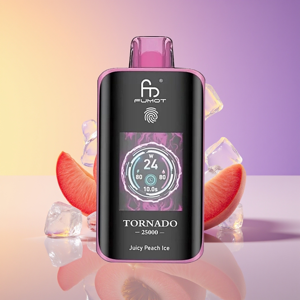 Fumot Tornado 25000 Puff 20ml Şirəli Şaftalı Buz