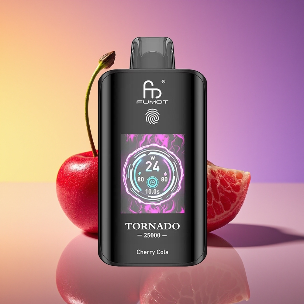 Fumot Tornado 25000 Puff HD Ekran Albalı Kola