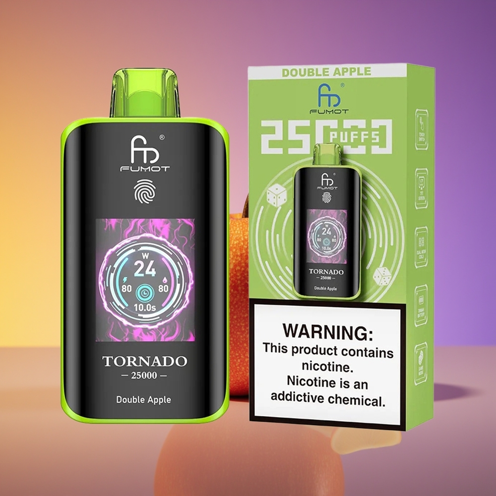 Fumot Tornado 25000 Puff HD Ekran İki Alma