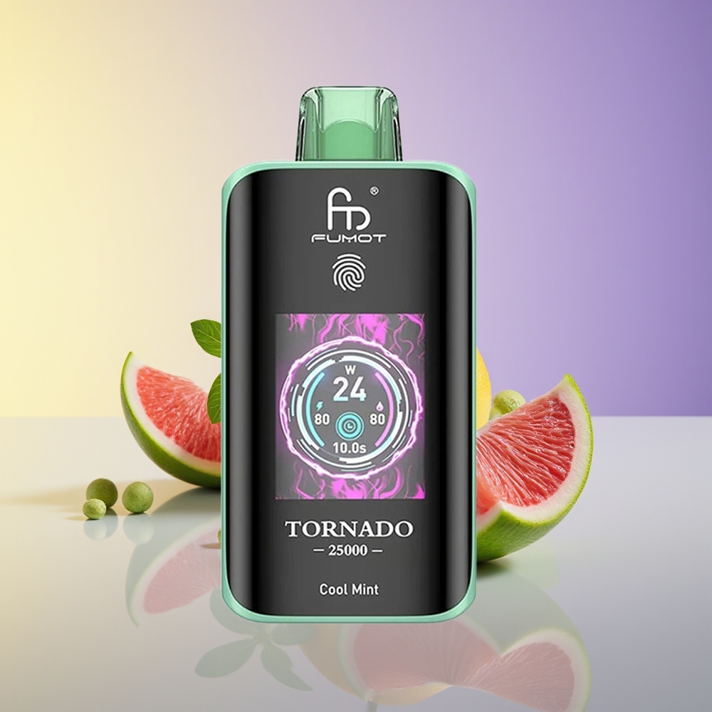 Fumot Tornado 25000 Pufflar HD Ekran Soyuq Nanə