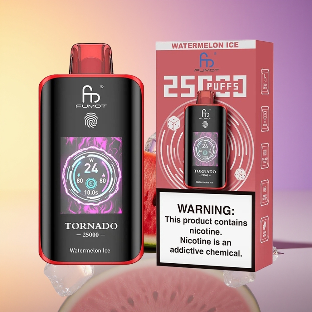 Fumot Tornado 25000 Puffs 20ml Qarpız Buzu